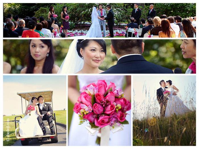 Westwood Plateau wedding ceremony and photos