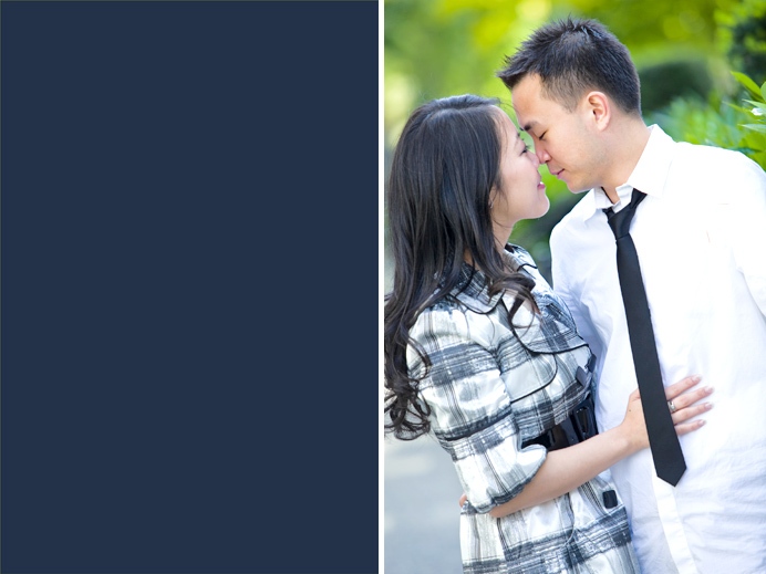 Engagement session in downtown Vancouver