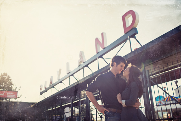 Sarah + Marin | Playland Engagement Session