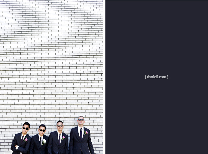 Jan and his groomsmen | Cecil Green wedding