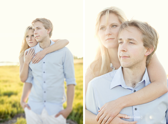 Engagement session at the bay
