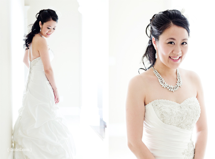 Celebration Pavilion and Westin Wall Centre Wedding Bride portrait