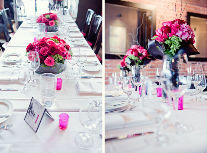 Brix Restaurant Wedding decorations and design