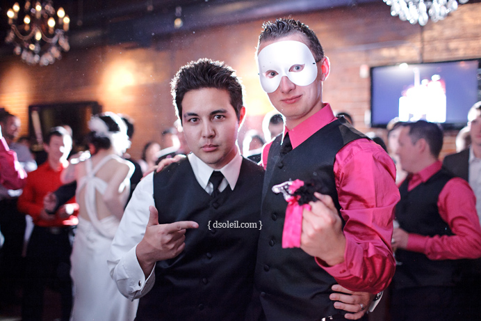 Phantom of the Opera wedding at Brix