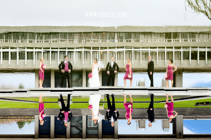 Photos at SFU during the Vancouver Golf Club wedding