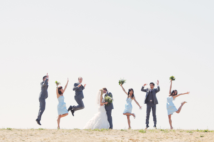 wedding party jumping photo wedding party jumping photo