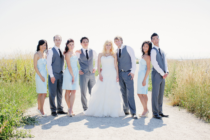 wedding party at the beach wedding party at the beach