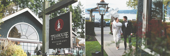 Tea House wedding in Stanley Park Tea House in Stanley Park Wedding on New Years Day | Linnie + Nico