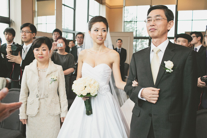 Swan-e-set indoor Wedding ceremony Swan e set Bay Wedding in Pitt Meadows | Anna + Shawn