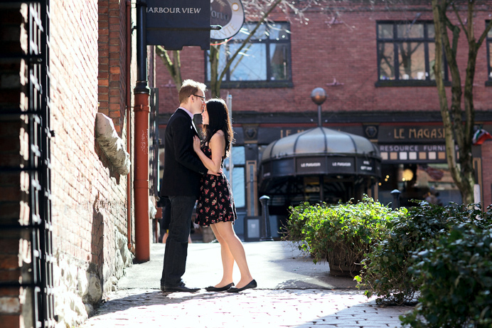 Gastown engagement session | Angela + Greg Vol 1 Gastown wedding engagement