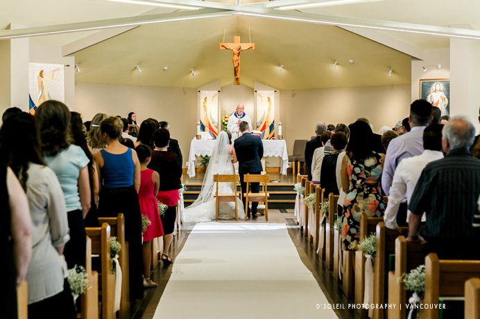 Holy Cross Parish wedding in Burnaby